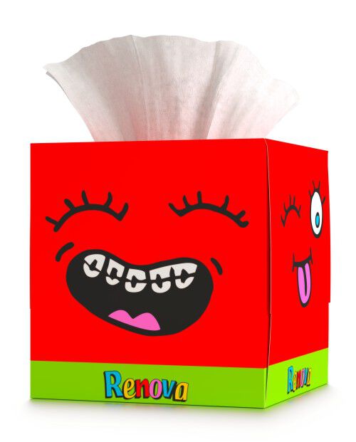 Facial Tissues Kids "Red Creature"